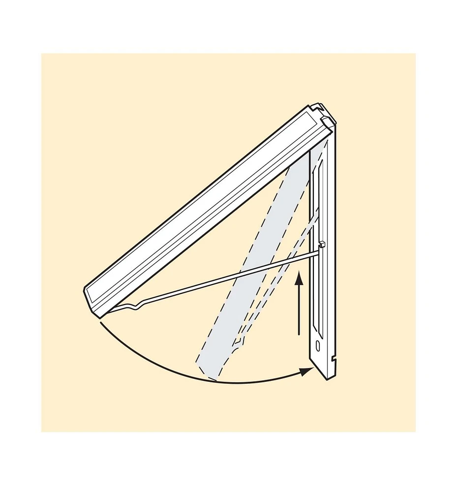 12" Folding Hanging Rack