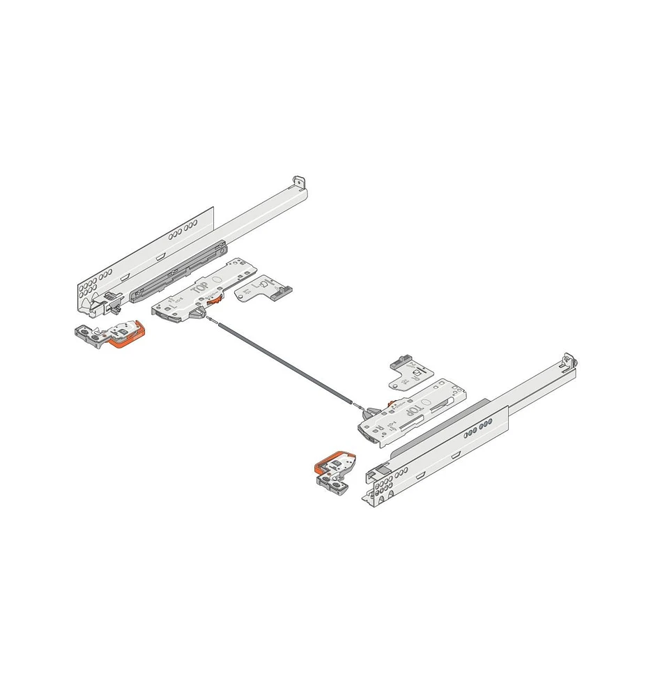 Blum Tip-On Movento Drawer Slides