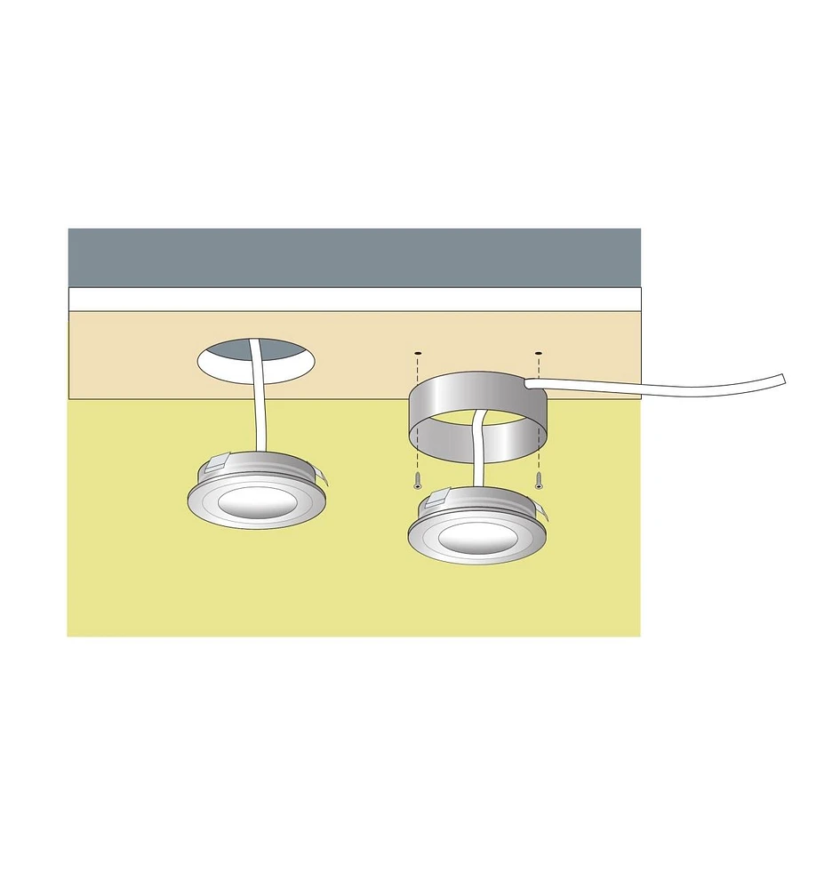 Indoor 4-Watt White LED Downlight