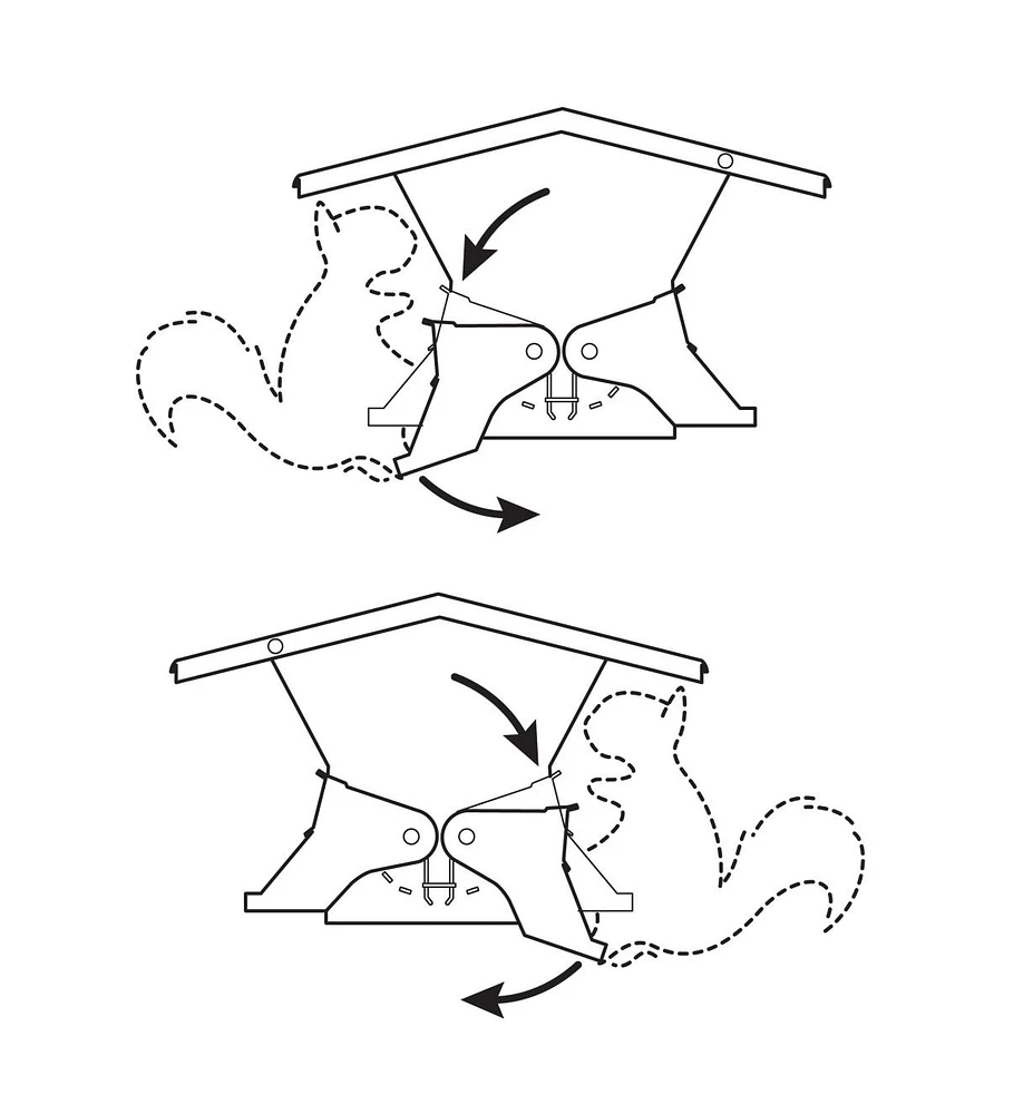 Double-Sided Large Squirrel-Resistant Feeder