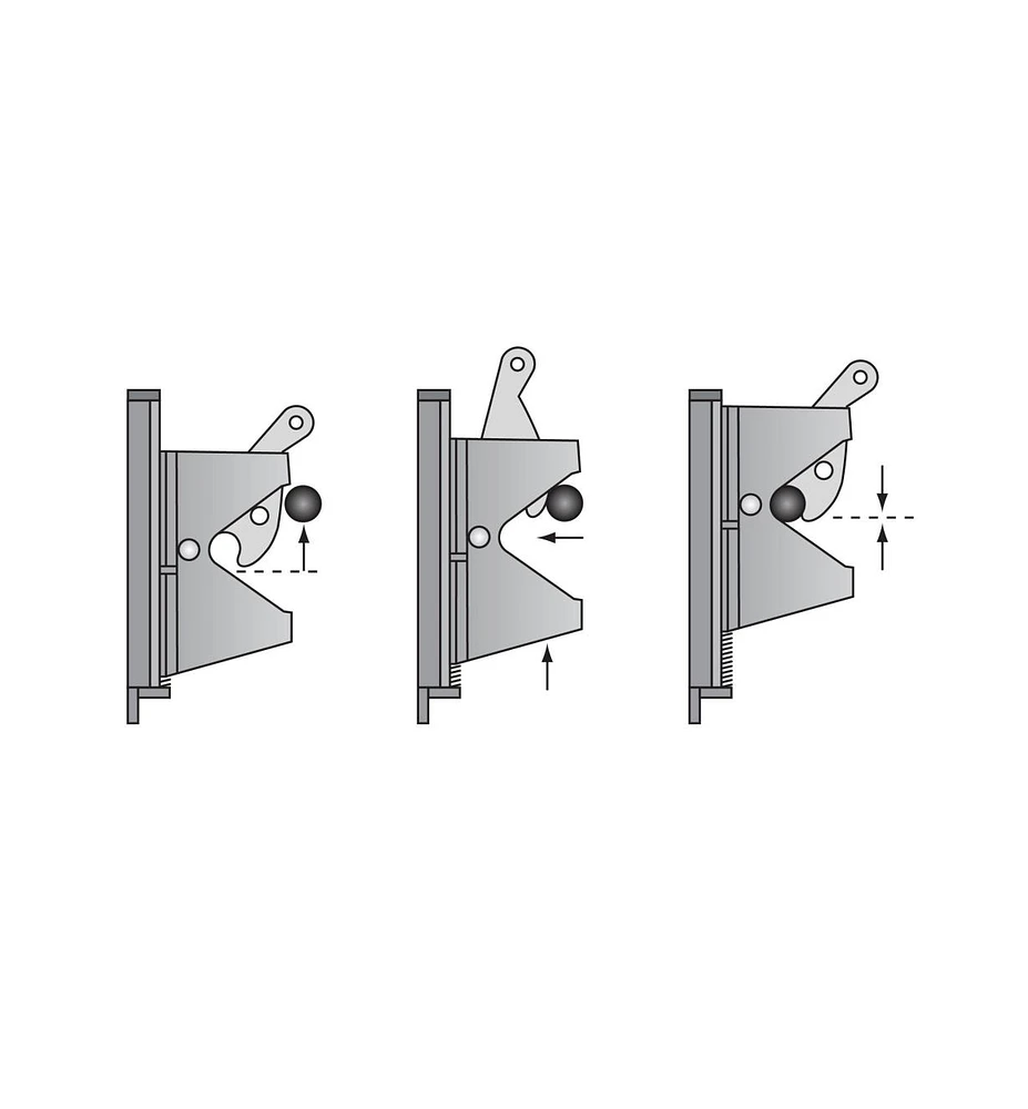 Loquet de portillon à positionnement automatique