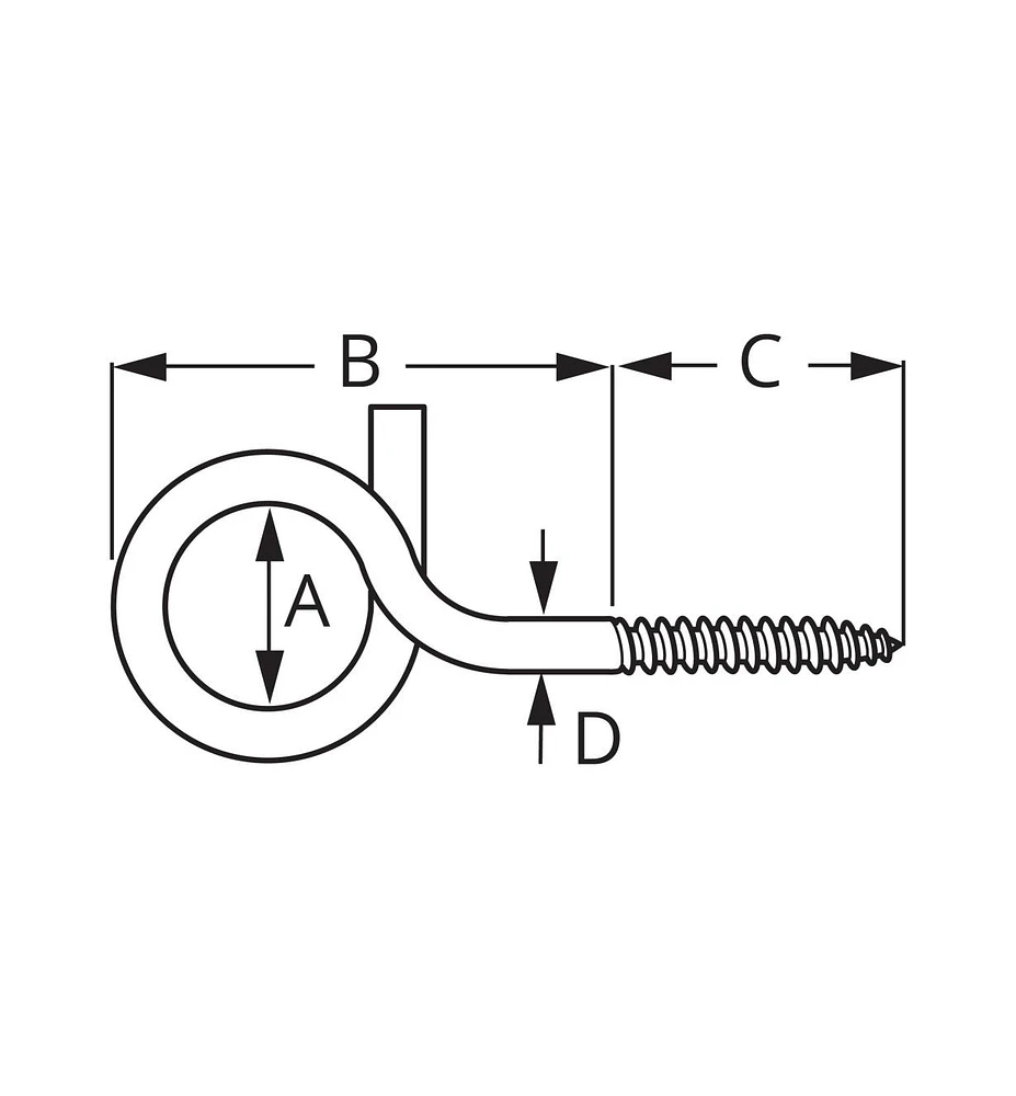 Stainless-Steel Loop Hooks