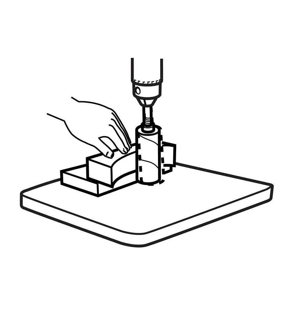 Centreur à roulement à billes – Ensemble de guidage pour tambour de ponçage Veritas