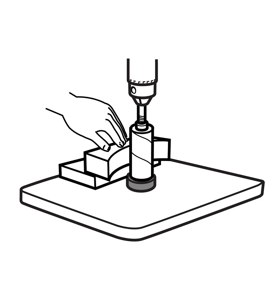 Centreur à roulement à billes – Ensemble de guidage pour tambour de ponçage Veritas