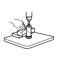 Centreur à roulement à billes – Ensemble de guidage pour tambour de ponçage Veritas