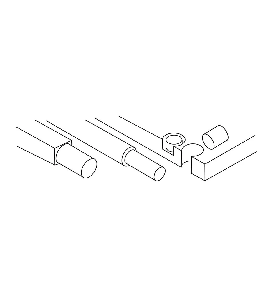 Outils de coupe à pointes carbure pour tenon, goujon et bouchon