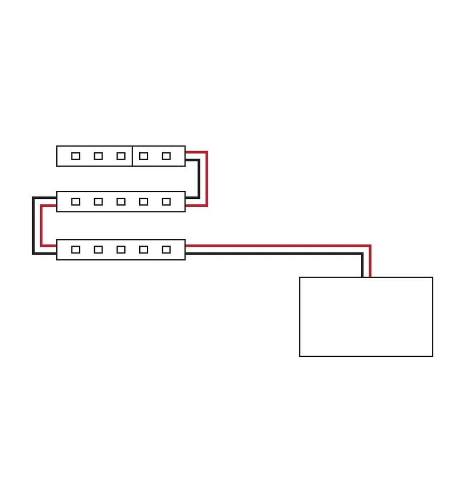 Warm or Natural White LED Tape Lighting Kits (12V)