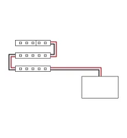 Warm or Natural White LED Tape Lighting Kits (12V)