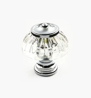 Capped Glass Knob