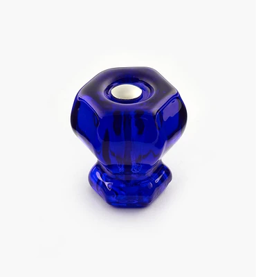 Hexagonal Glass Knob