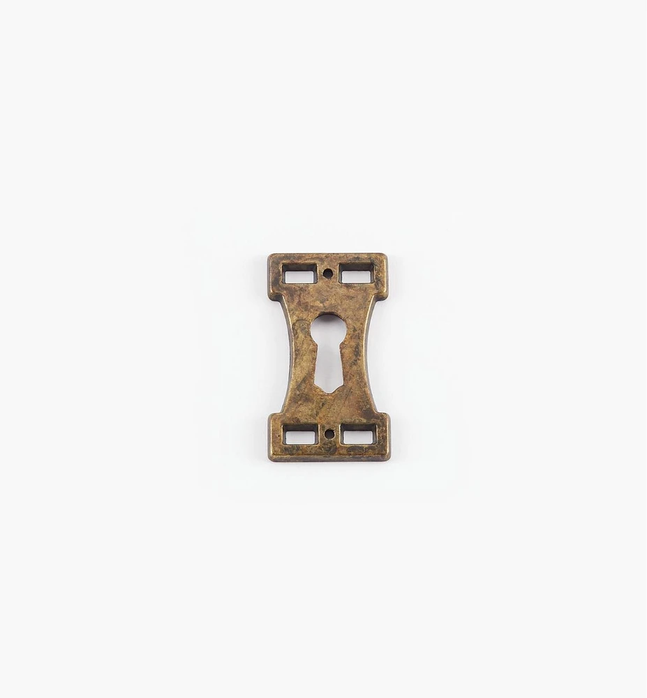 Arts and Crafts Keyhole Escutcheon