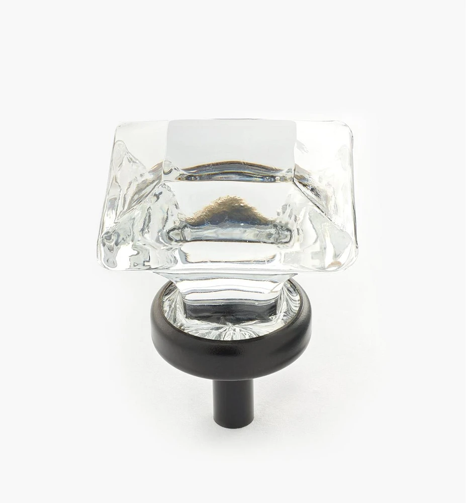 Table-Cut Glass Knob