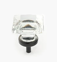 Table-Cut Glass Knob