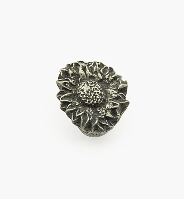 Cast Pewter Sunflower Knobs