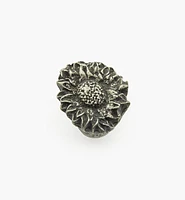 Cast Pewter Sunflower Knobs