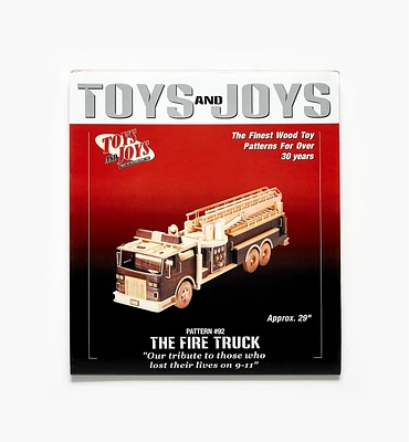 Toy Fire Truck Plan