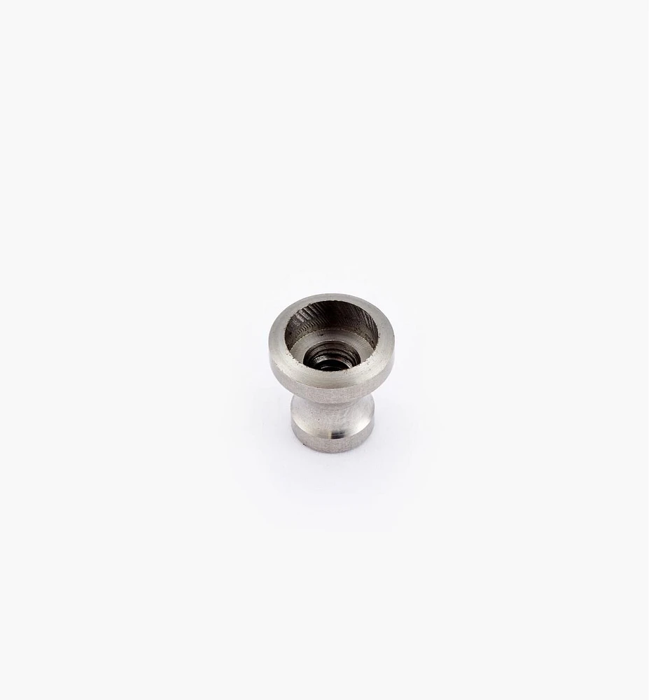 Veritas Stainless-Steel Smooth Insert Knobs