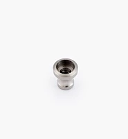 Veritas Stainless-Steel Smooth Insert Knobs