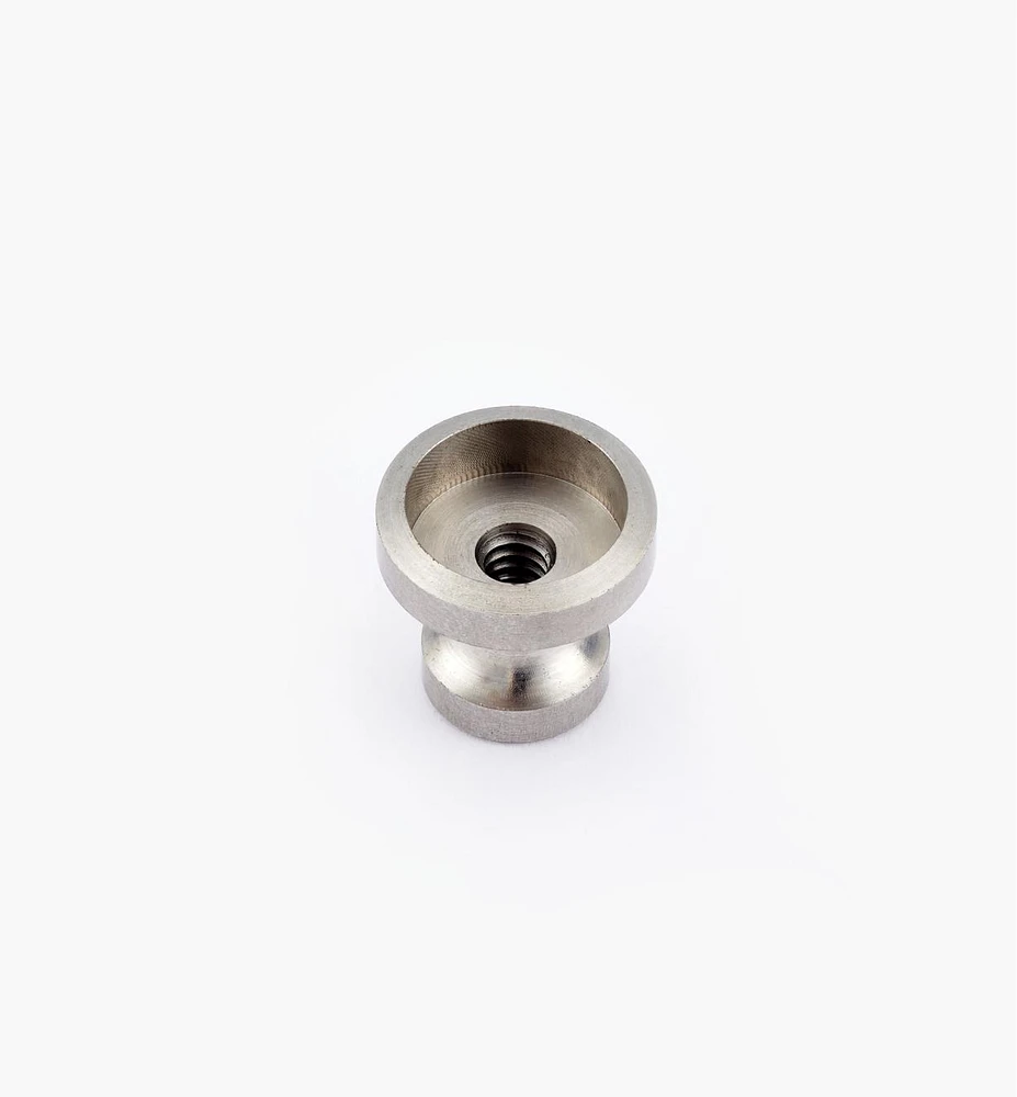 Veritas Stainless-Steel Smooth Insert Knobs