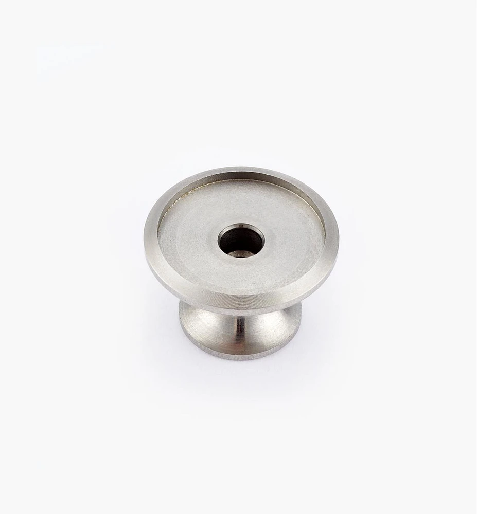 Veritas Stainless-Steel Smooth Insert Knobs