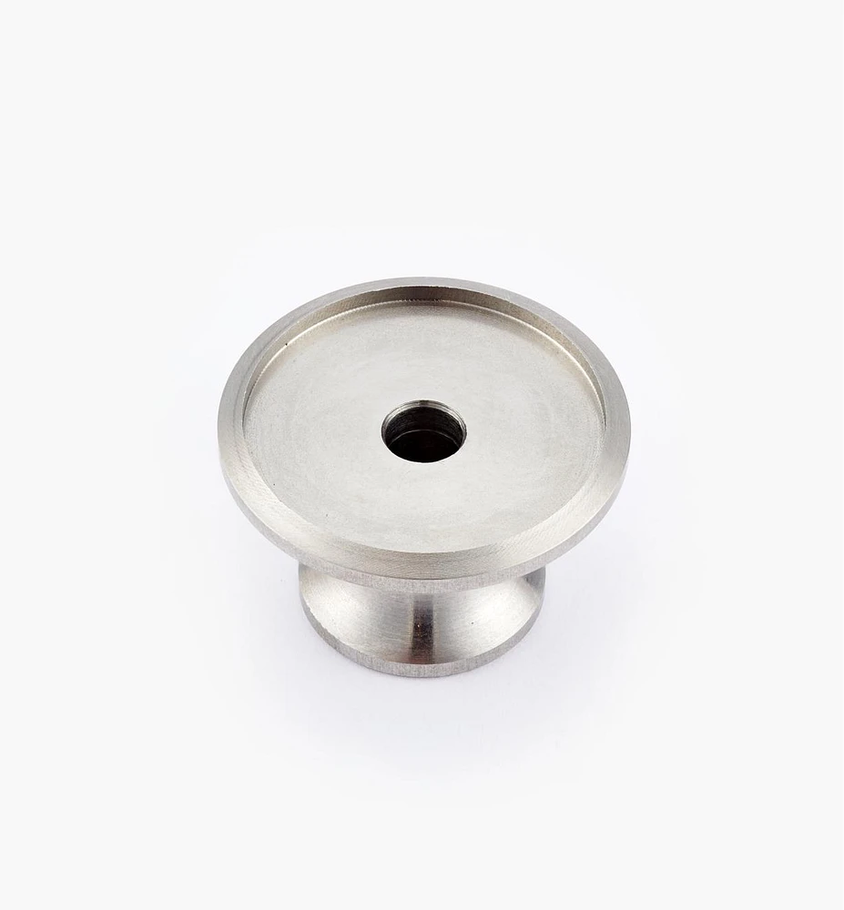 Veritas Stainless-Steel Smooth Insert Knobs