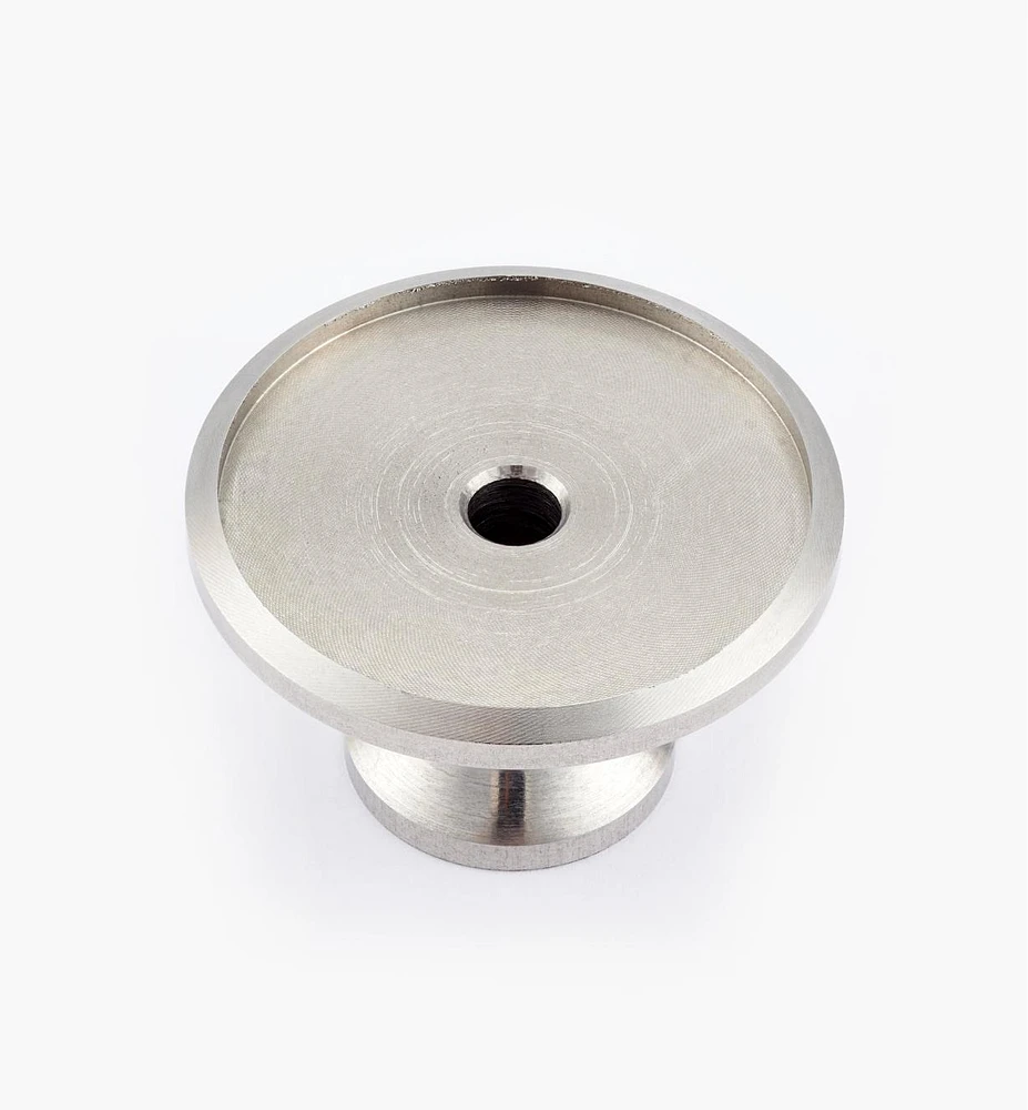 Veritas Stainless-Steel Smooth Insert Knobs