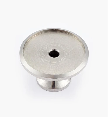 Veritas Stainless-Steel Smooth Insert Knobs