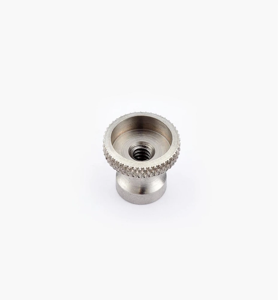 Veritas Stainless-Steel Knurled Insert Knobs