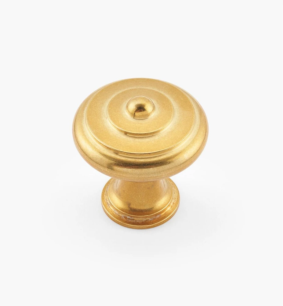 Brusso Brass Concentric Ring Knob