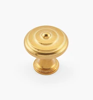 Brusso Brass Concentric Ring Knob