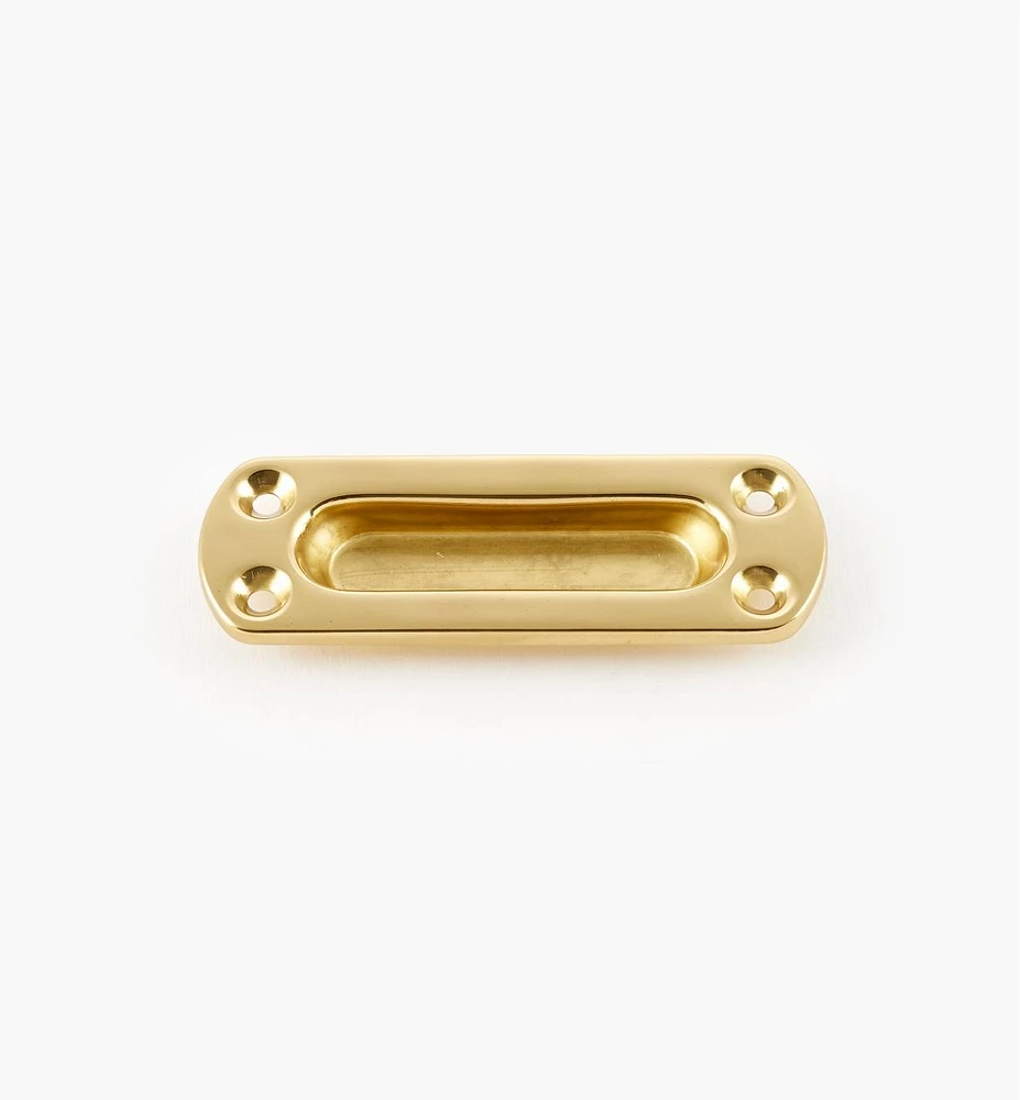 Brass Recessed Pull