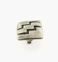 Cast Pewter Square Knob