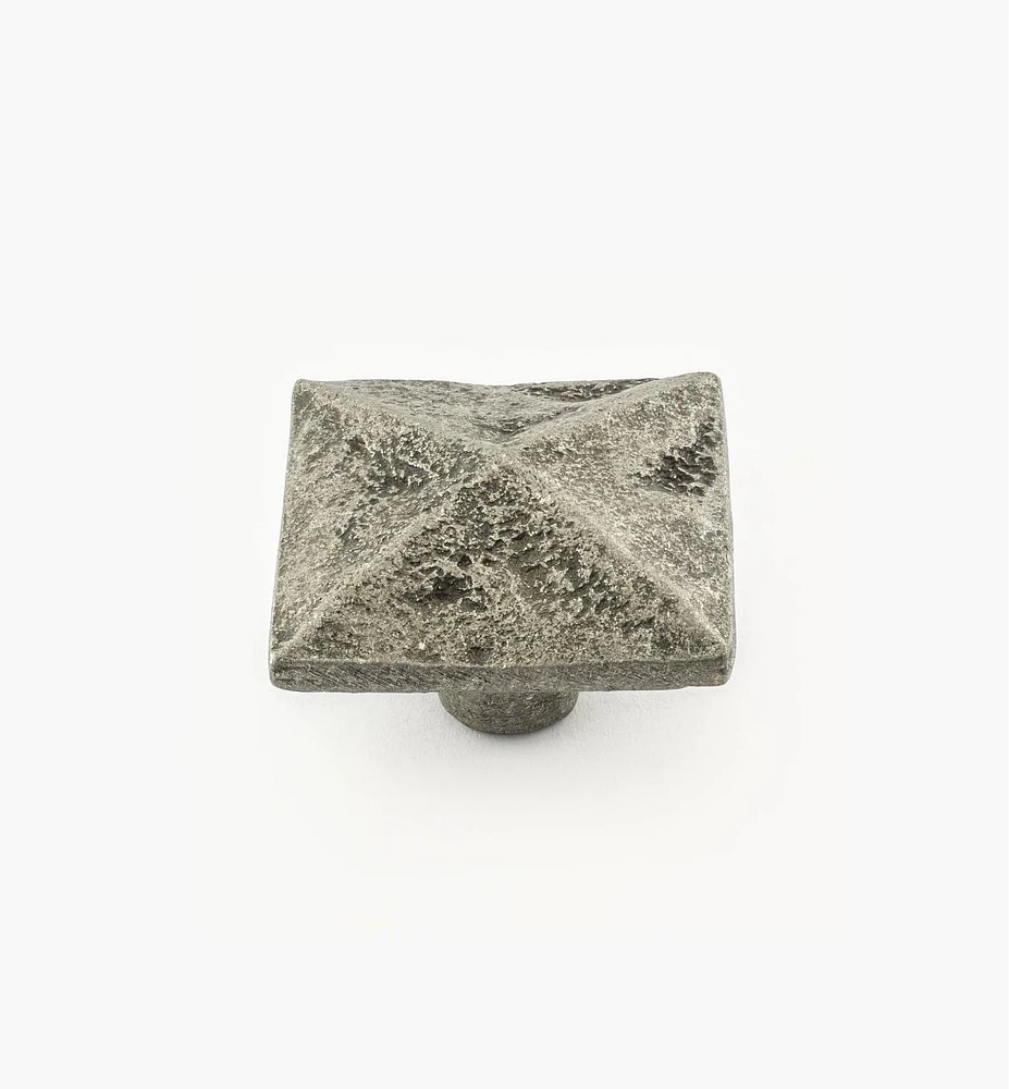 Cast Pewter Square Knob