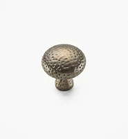 Solid Brass Dimpled Round Knob