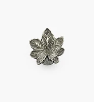 Cast Pewter Maple Leaf Knob