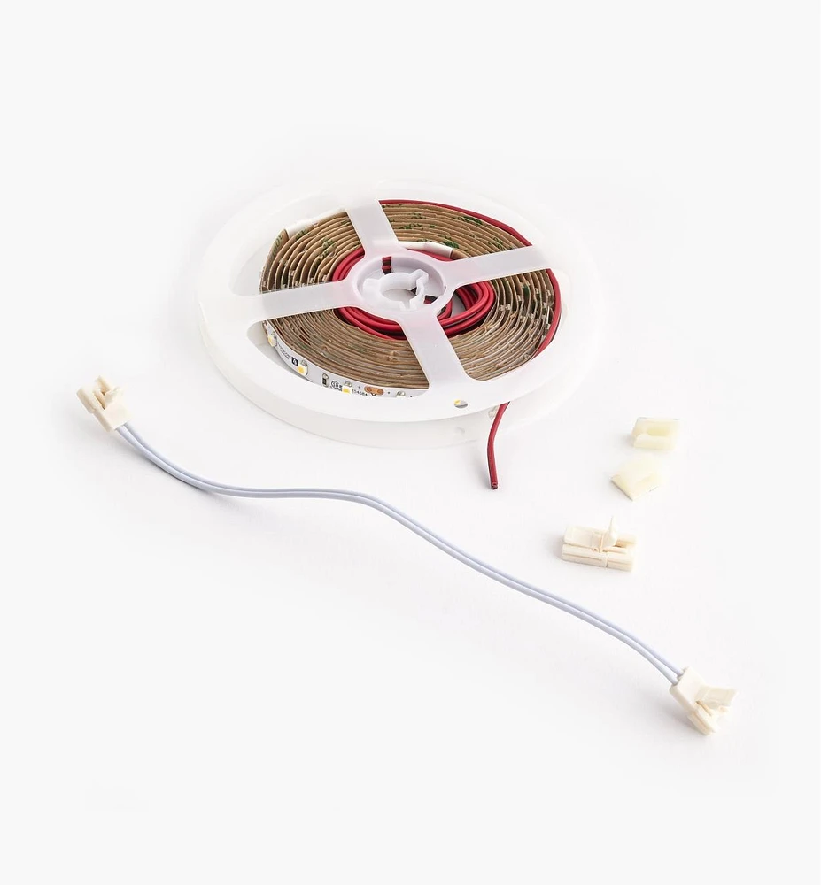 Warm or Natural White LED Tape Lighting Kits (12V)