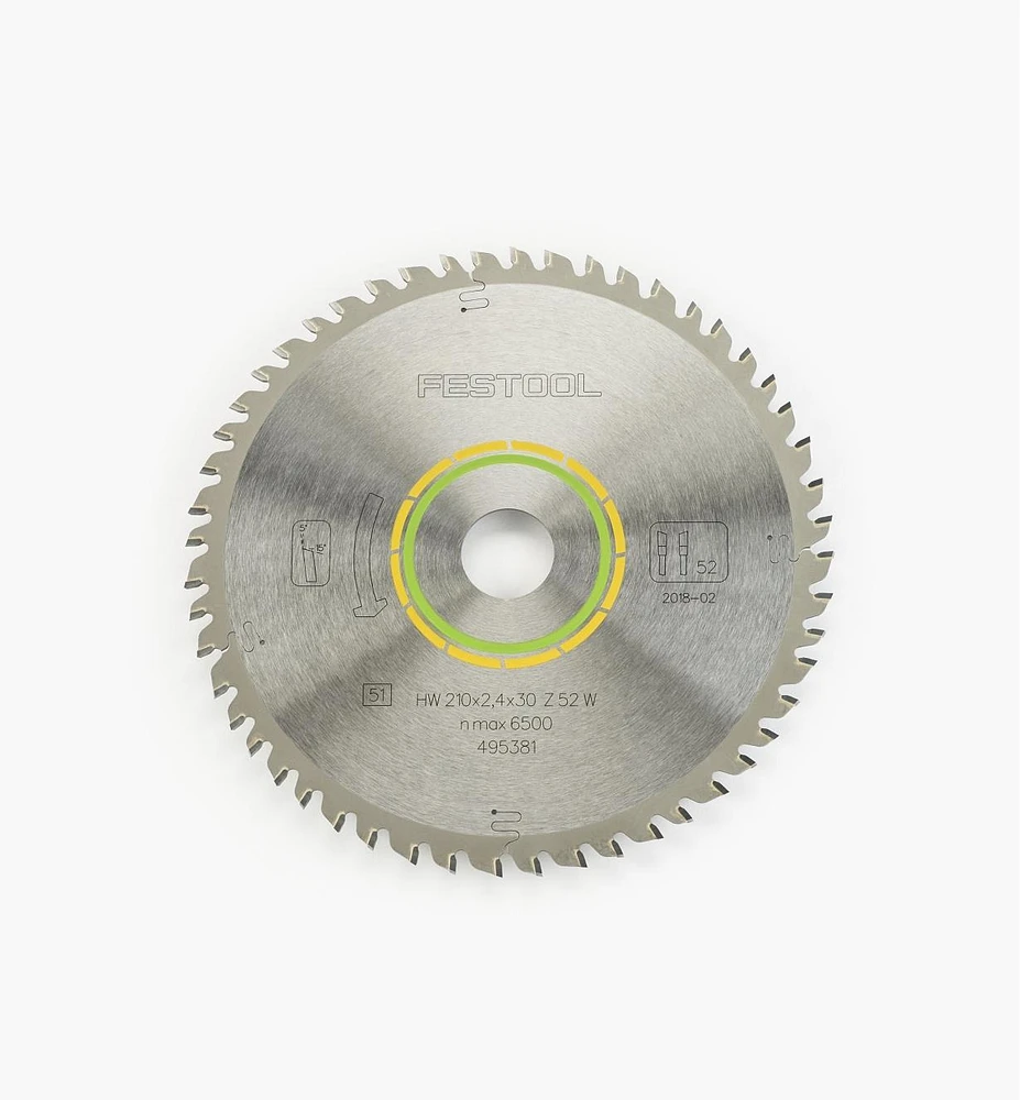 Fine-Tooth Blade for Festool TS 75 EQ Plunge-Cut Circular Saw