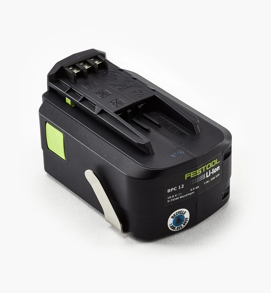 Batterie de remplacement pour perceuse-visseuse sans fil T 12 Festool