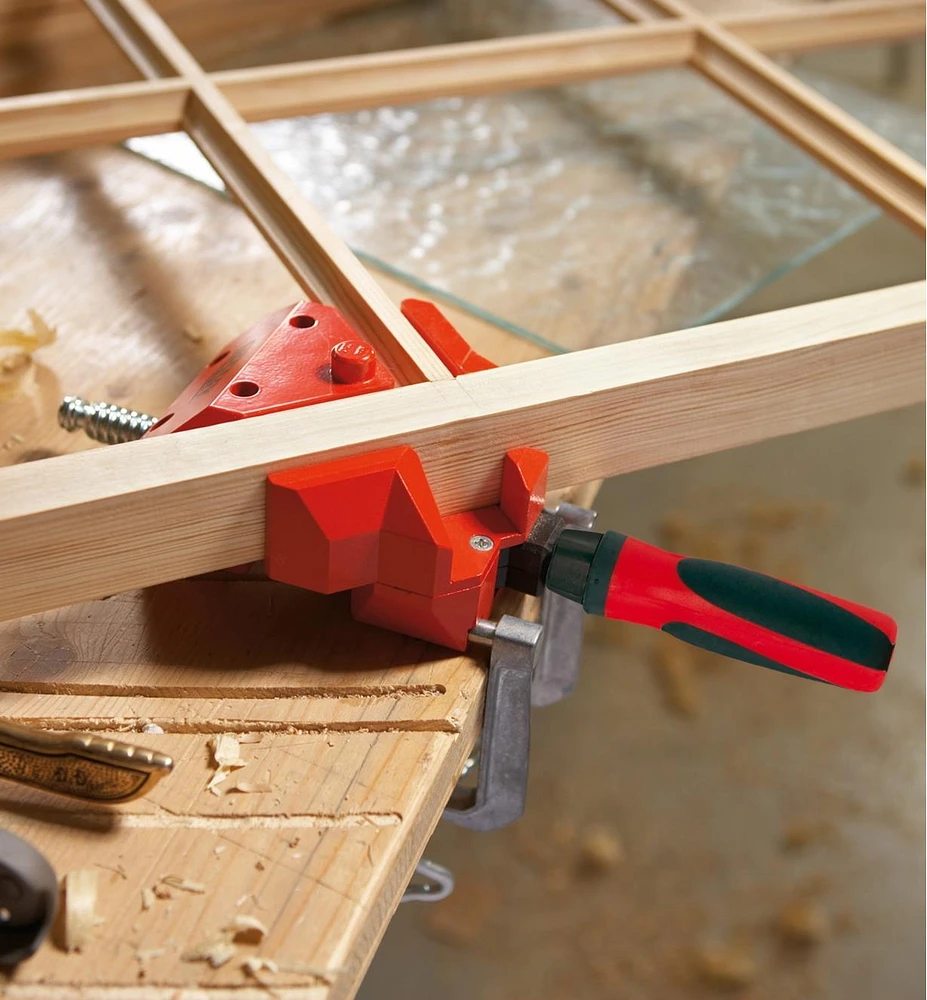 Petit serre-joint pour assemblage en coin ou en T Bessey