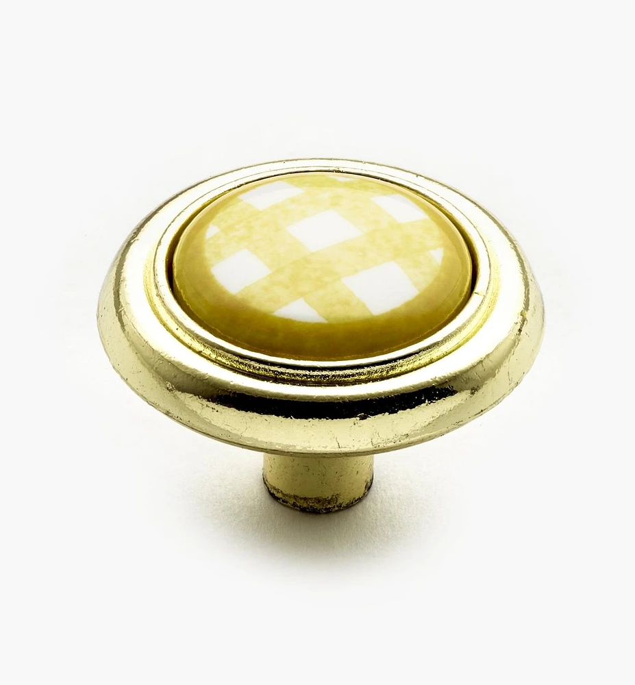 Brass/Ceramic Knobs