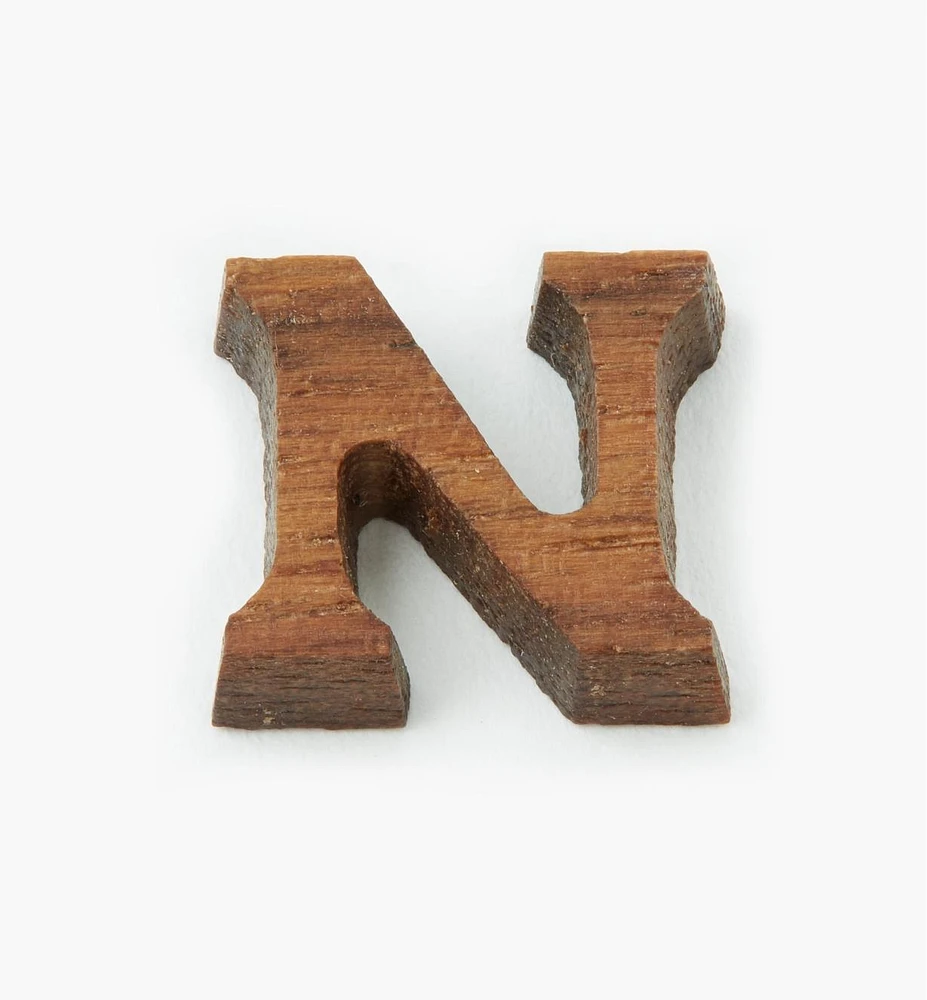 Lettres et chiffres en bois