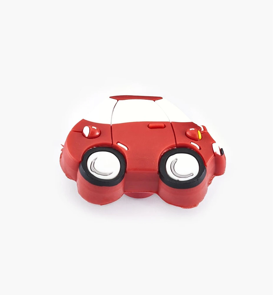 Bouton voiture en silicone pour enfants