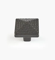 Die-Cast "Forged" Square Knobs