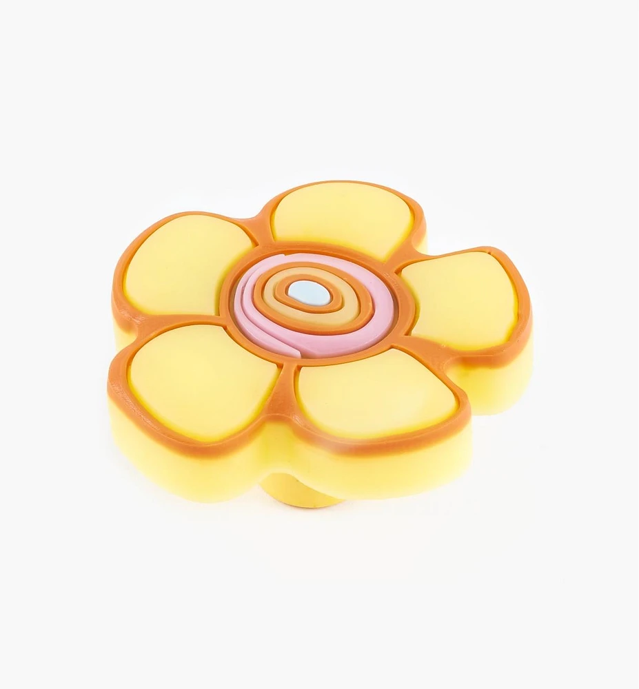 Boutons fleur en silicone pour enfants