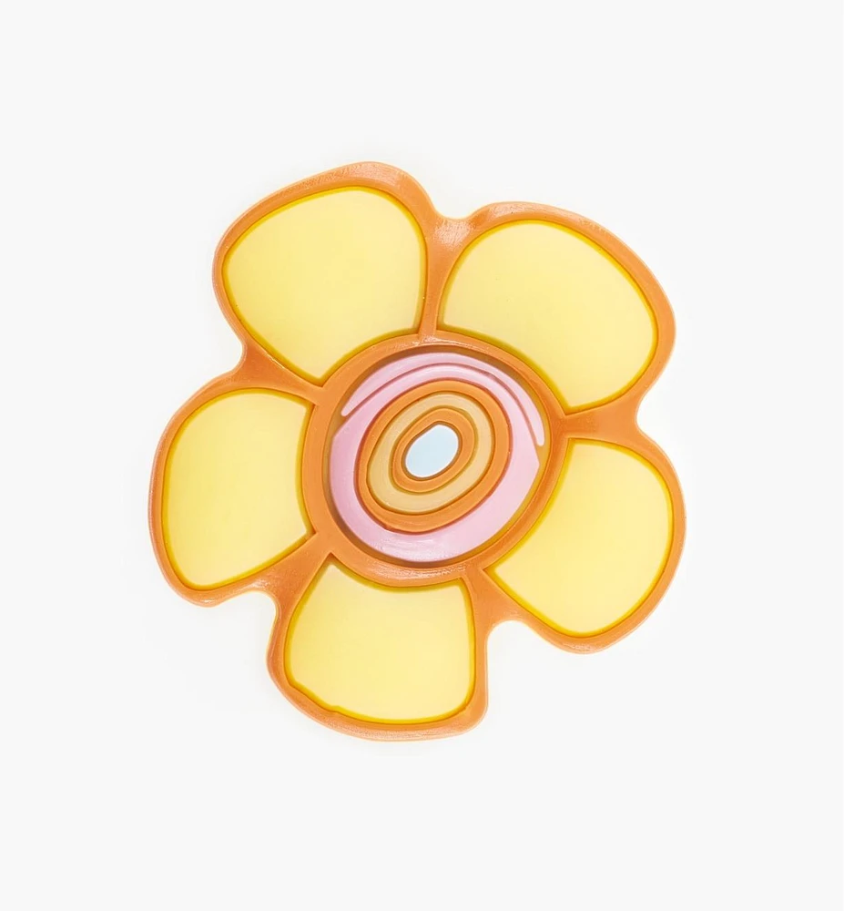 Boutons fleur en silicone pour enfants