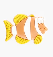 Bouton poisson-clown en silicone pour enfants