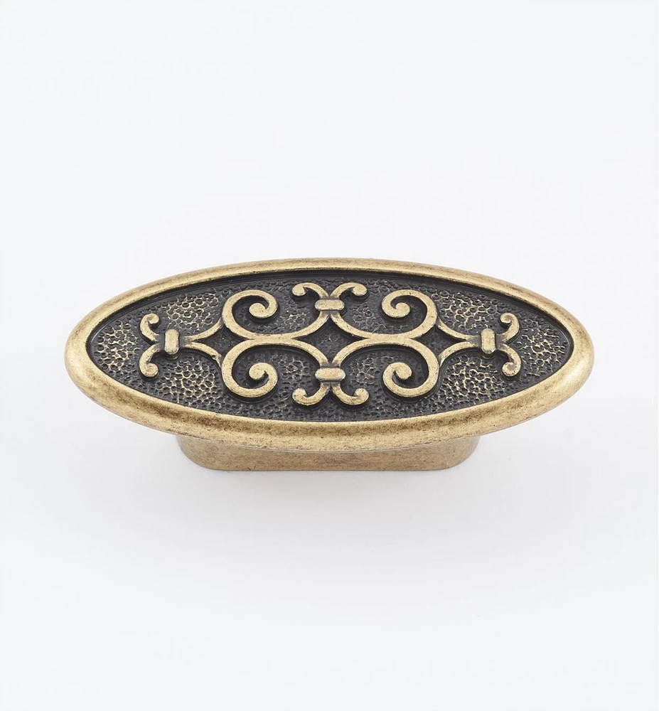 Filigree Oval Knob