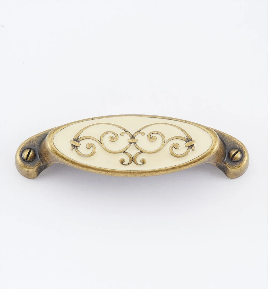 Filigree Oval Shell Pulls