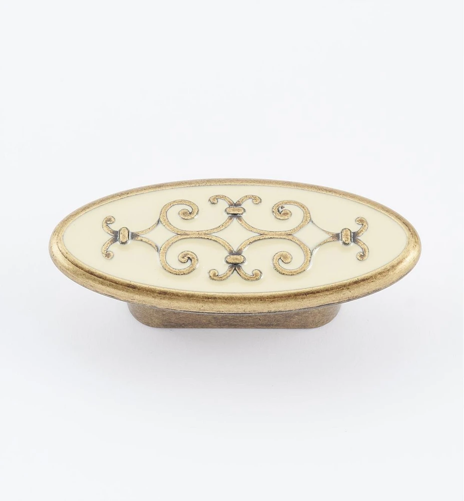 Filigree Oval Knob