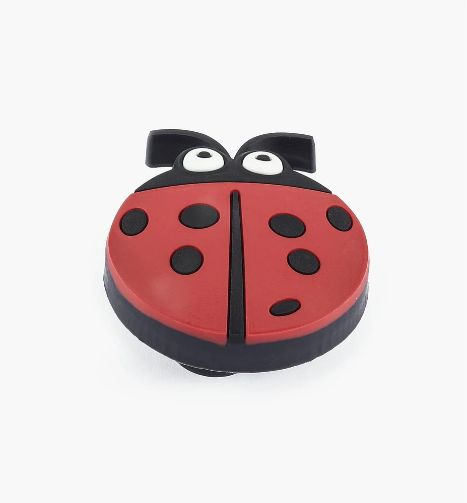 Bouton coccinelle en silicone pour enfants